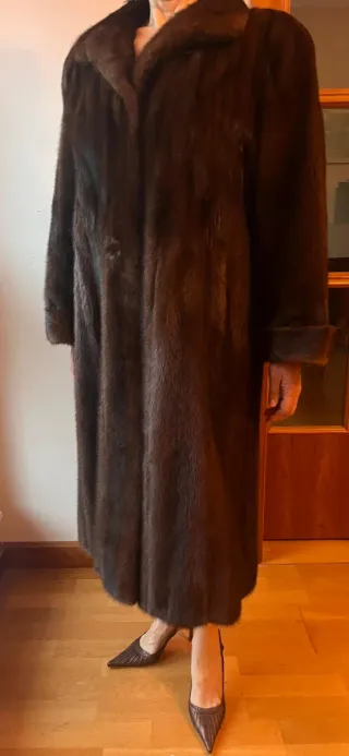 Abrigo largo marrón