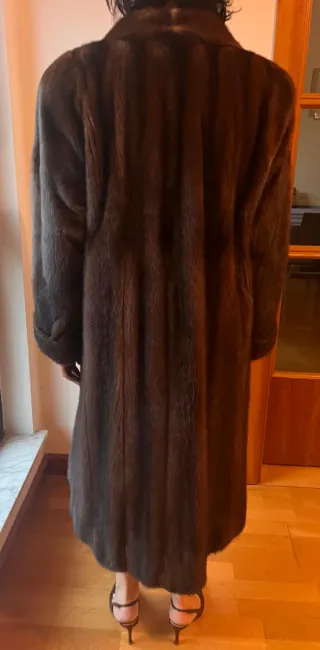 Abrigo largo marrón