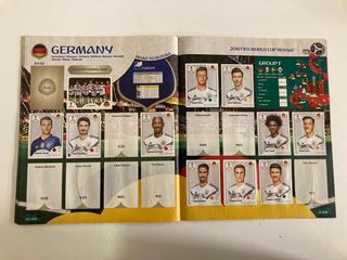 Album semicompleto Mundial Rusia 2018 Panini