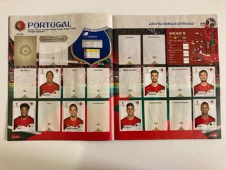 Album semicompleto Mundial Rusia 2018 Panini