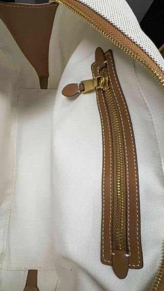 Bolso Miu Miu Lona Beige y Marrón