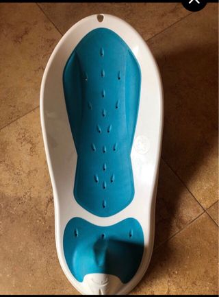 Adaptador bañera bebé azul