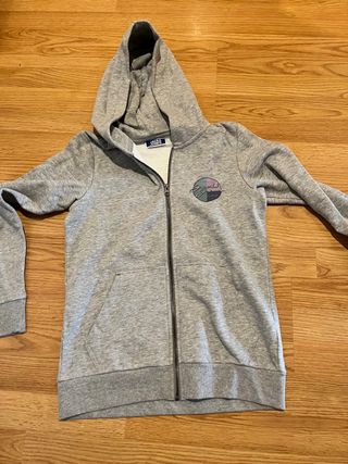 Chaqueta Jack & Jones Gris con Logo Multicolor