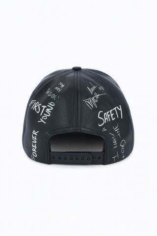 Gorra baseball grafitera Negra y Blanca Nueva