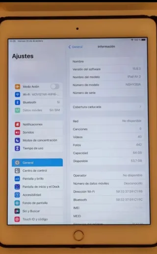 iPad Air 2 64GB WiFi+4G Plata