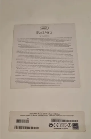 iPad Air 2 64GB WiFi+4G Plata