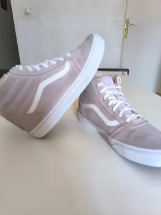 Zapatillas Vans rosas altas