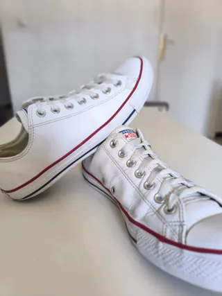 Zapatillas Converse Blancas Piel