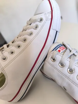 Zapatillas Converse Blancas Piel