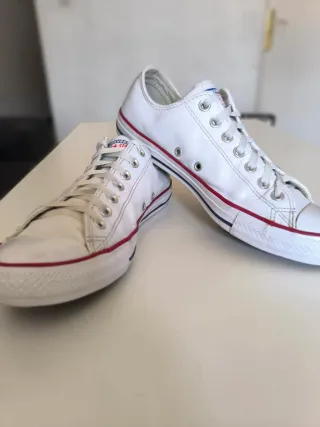 Zapatillas Converse Blancas Piel