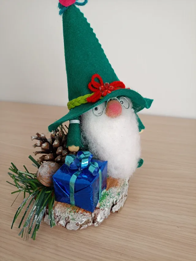 Figura Gnomo Navidad Regalo