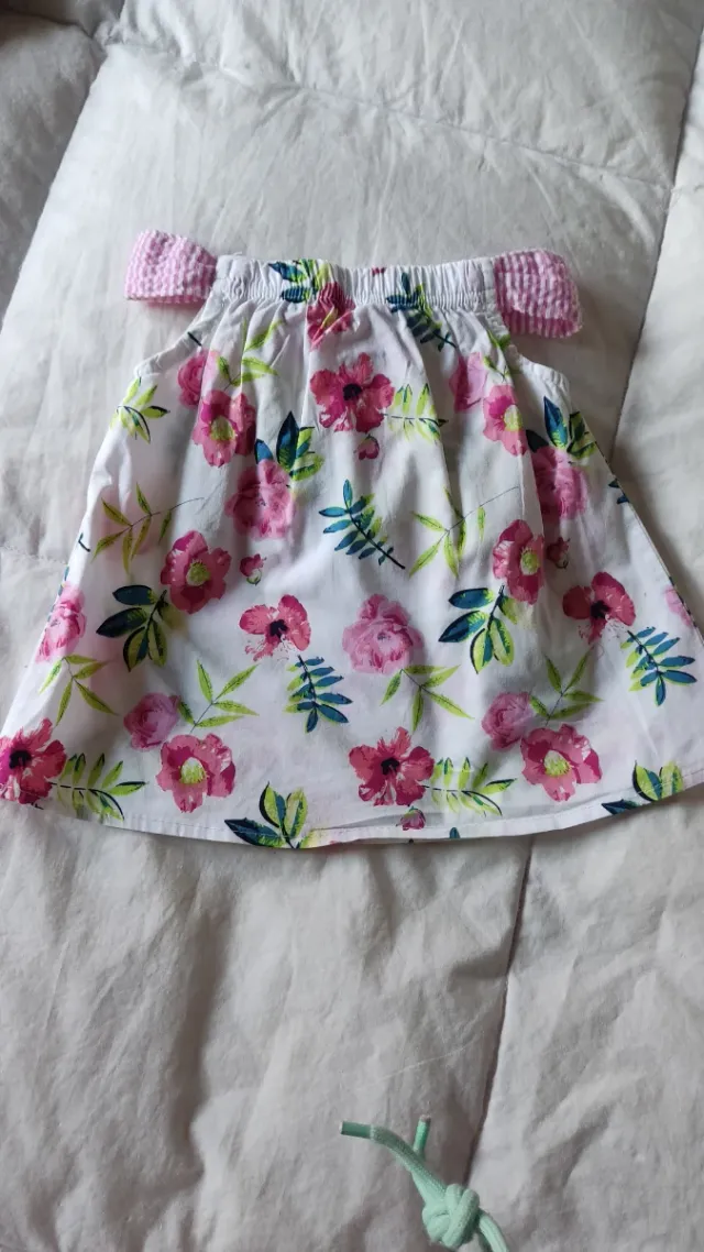 Vestido bebé niña floral