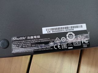 Shuttle XPC Slim DA320 Mini PC Negro