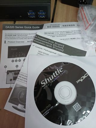 Shuttle XPC Slim DA320 Mini PC Negro