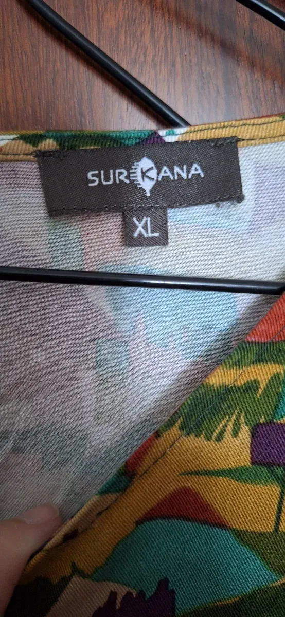 Vestido Surkana Talla XL Estampado