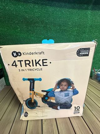 Kinderkraft 4Trike Triciclo Amarillo