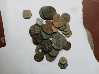 Lote de monedas antiguas