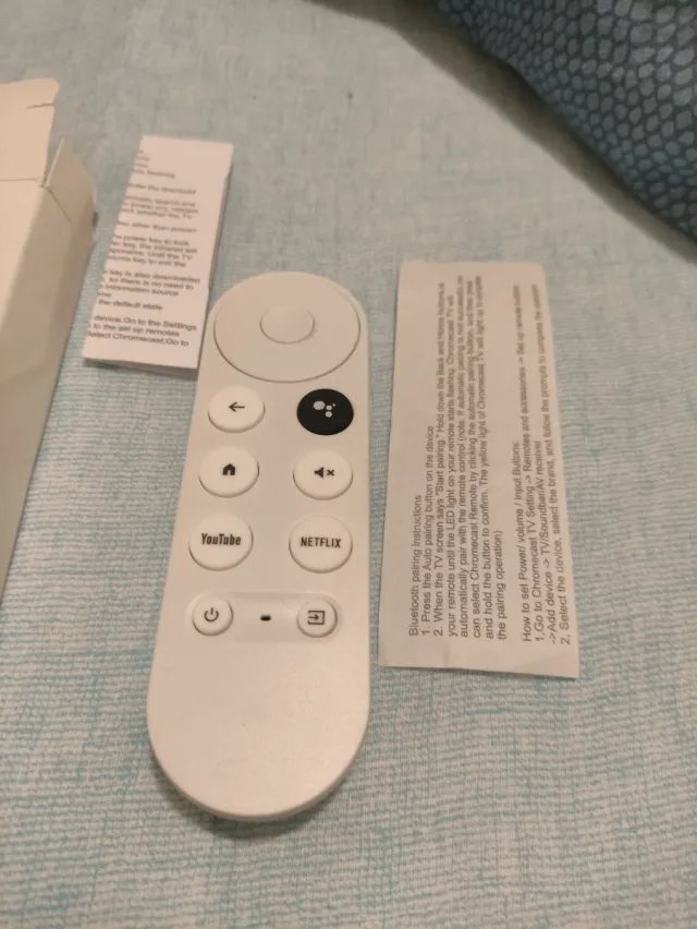 Telecomando Chromecast Bianco Nuovo