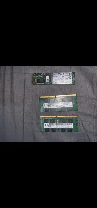 SSD M.2 128gb y 1 módulos RAM DDR4 8gb