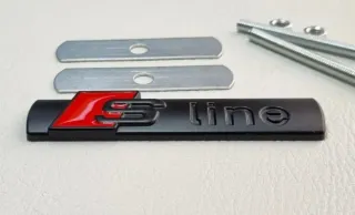 Logo Emblema S line de Parilla Audi A3 A4 A5 A6