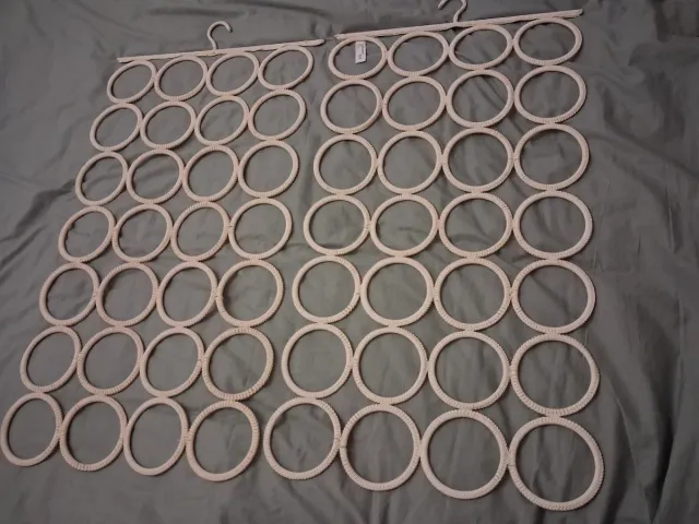 Lote de 2 perchas múltiples para Bufandas/Pañuelos