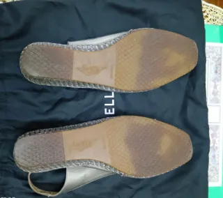 Scarpette donna oro/argento Tg 40