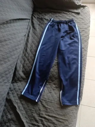 
2 Pantalones uniforme  deportivos niña azul.