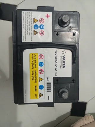Batería Varta 12V 60Ah AGM 