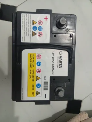 Batería Varta 12V 60Ah AGM 