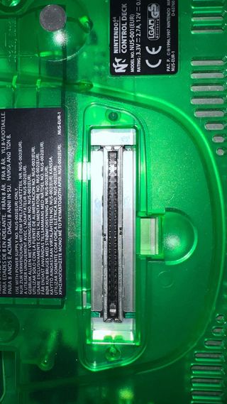 Nintendo 64 Transparente Verde 