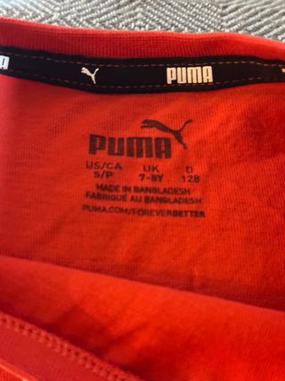 Conjunto Puma niño camiseta y pantalón corto