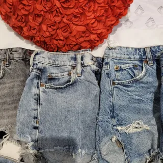 Lote 8 Vaqueros Cortos Talla XS + regalo