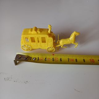 Carrozza Diligenza Western Gialla Anni '70 vintage