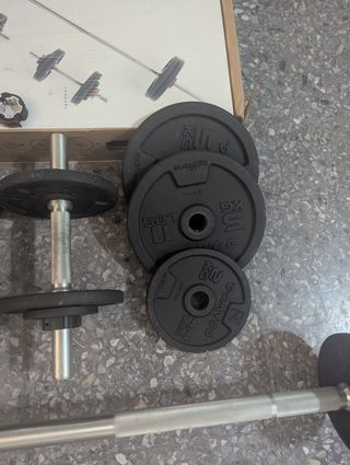 Kit Mancuernas y Barra Decathlon 50kg