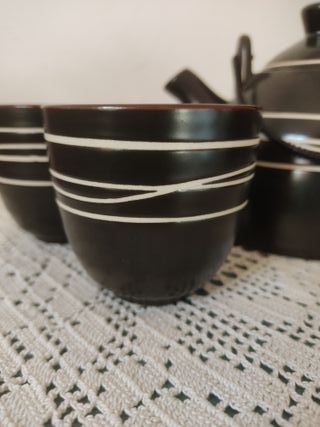 Servizio da tè giapponese 2 tazze e teiera