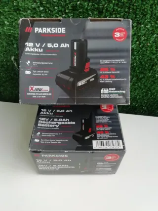 2 Baterías Parkside 12V 5.0Ah Performance