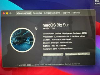 MacBook Pro Retina 13 Late 2013