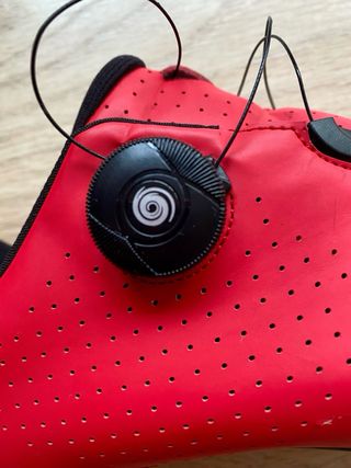 Zapatillas Ciclismo MTB Rojas con calas . 47