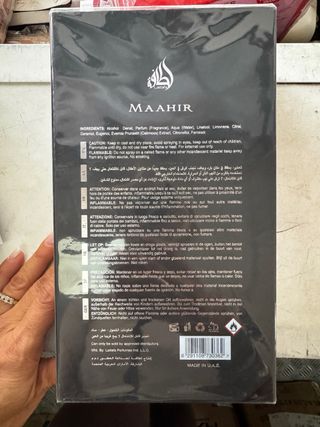 Lattafa Maahir Black Edition Perfume 100ml edp