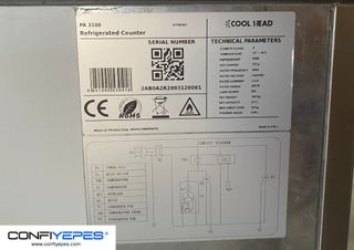 MESA REFRIGERADA PASTELERA COOL HEAD