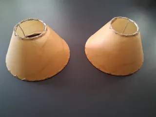 Tulipas para lámpara de mesilla, papel