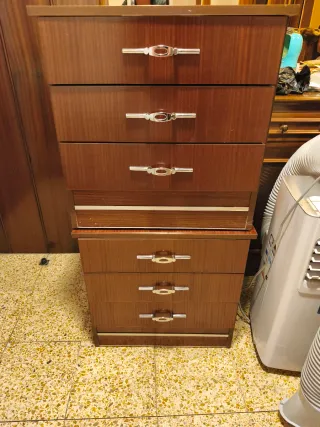 Conjunto 2 Mesitas de Noche Madera