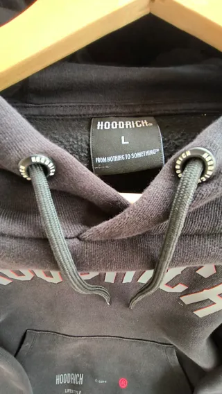 Sudadera Hoodrich Negra Talla L