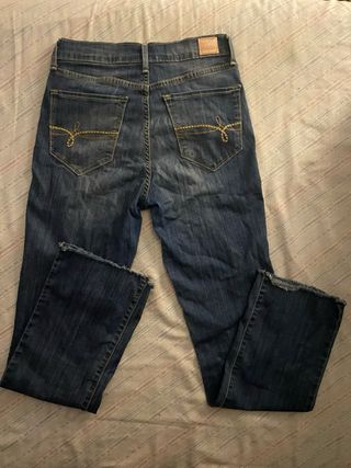 Pantalón Levi's Azul Talle Alto Desgastado