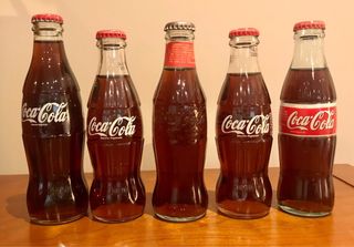 Bottiglia Coca Cola Italia diversi tipi