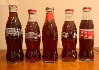 Bottiglia Coca Cola Italia diversi tipi