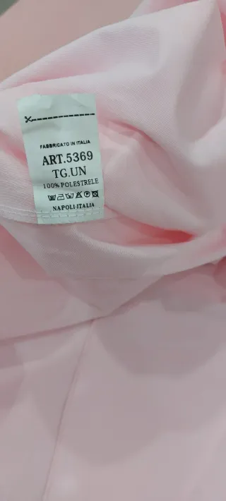 Abito scamiciata rosa TG.UN 100% poliestere