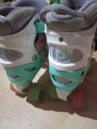 Patines 4 ruedas con luces