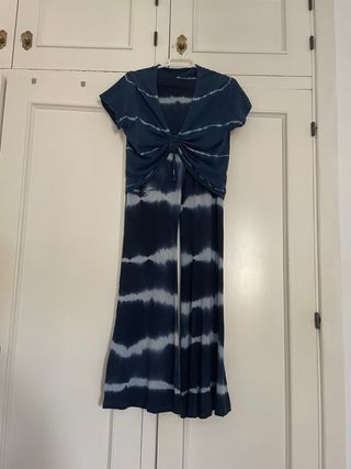 Conjunto Tie Dye Azul y Blanco