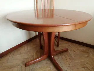 Mesa de comedor extensible madera de cerezo